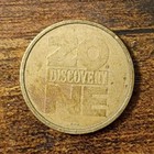 Discovery Zone No Cash Value Brass Token, Circulated — photo 1