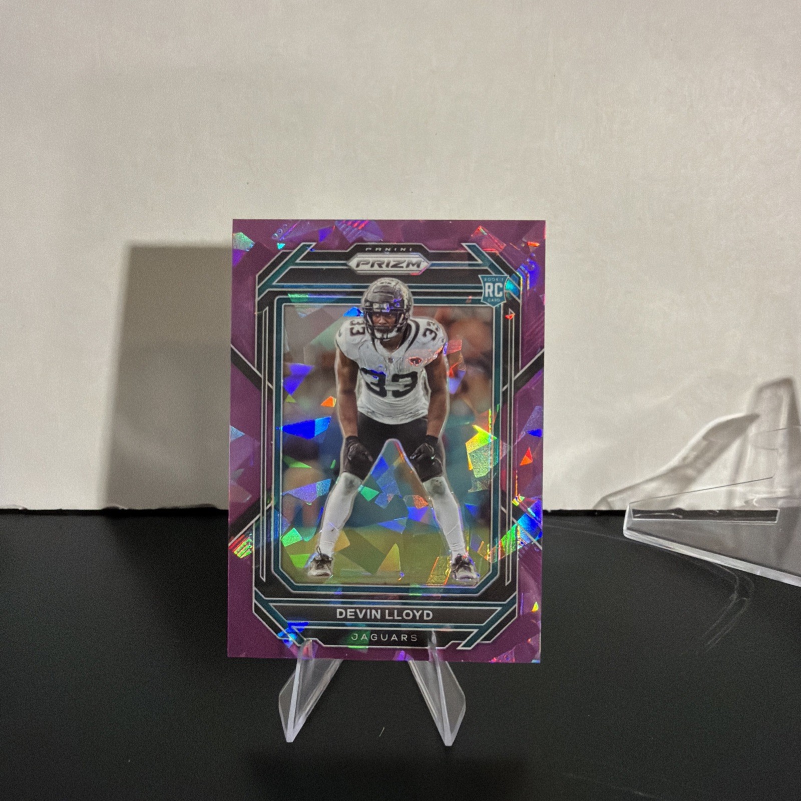 2022 Panini Prizm - Rookies Devin Lloyd #376 Purple Ice Prizm /225 (RC)