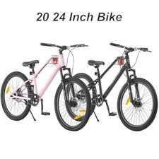 20 24 Inch Mountain Bike Adult&Teenager Bicycle City Bikes Dual Disc Brake Cycle