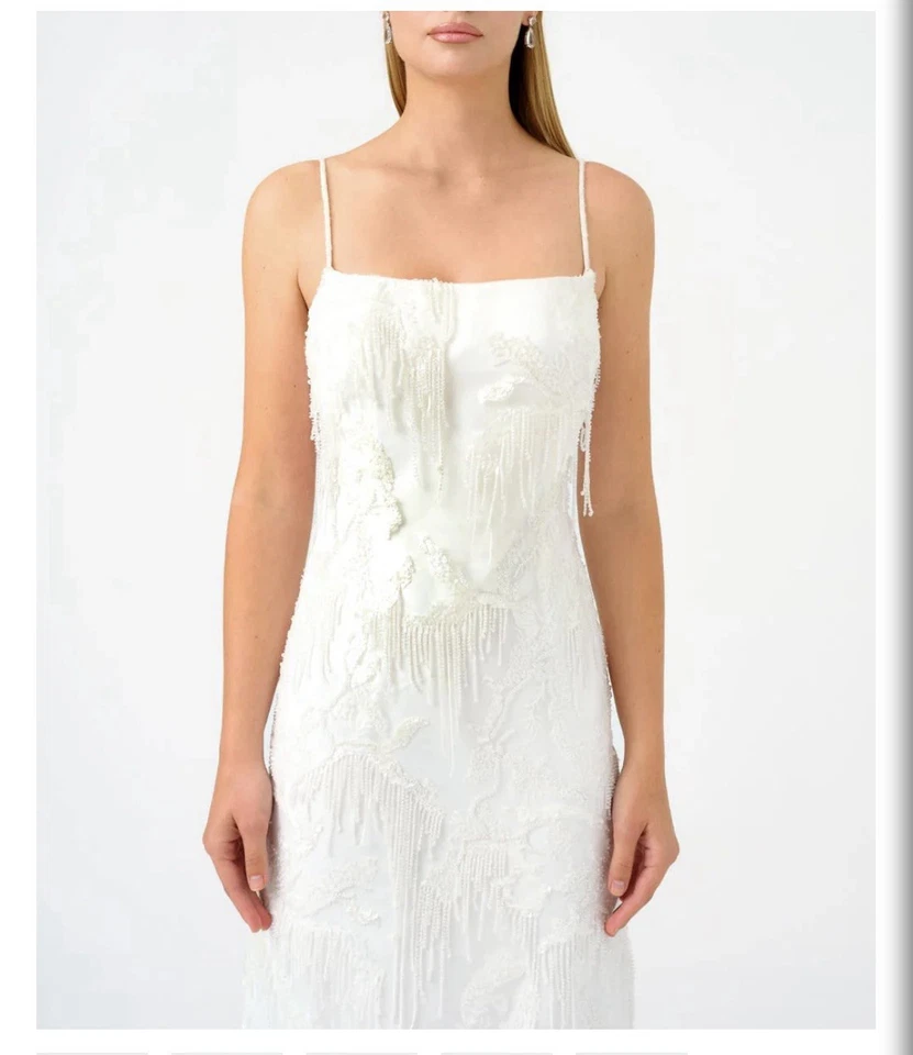 Elegantes Abend-Kleid Ball Hochzeit Brautmutter Brautmädchen Marine Glitzer 40 L - Bild 2 von 4