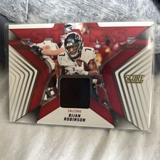 2025 Score - Stars of the Nfl Bijan Robinson #SNJ-BRN Jersey (MEM)