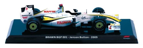 1/24 DeAGOSTINI Big Scale F1 #24 Brawn BGP001 Jenson Button 2009 F/S JAPAN - Picture 3 of 24
