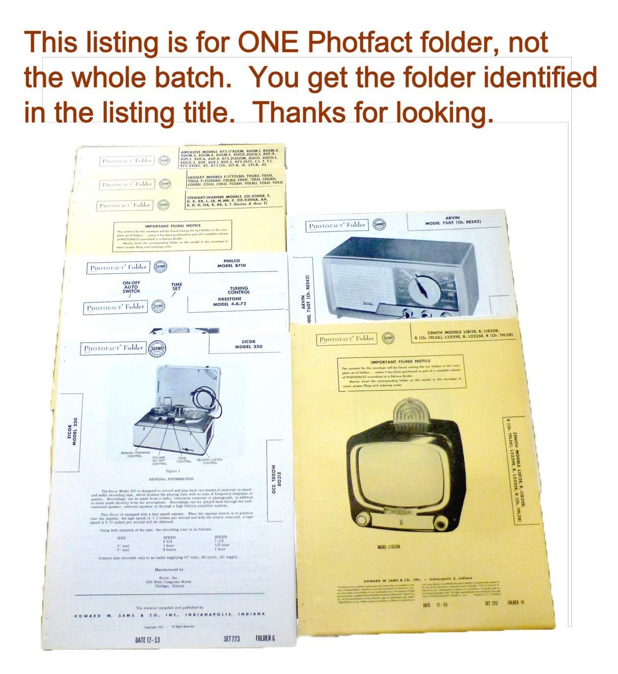 Sams PhotoFact set 511 folder 13 Stromberg Carlson amplifier