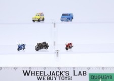 Lot of 3 Motorcycles/2 Vans 1988-89 Vintage Galoob Micro Machines