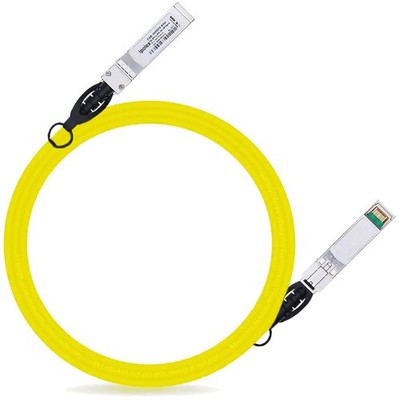 High-Speed 10GbE SFP+ Copper Cable 1m Yellow