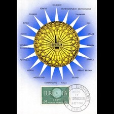Carte maximum v5 - n° 1266 - Europa