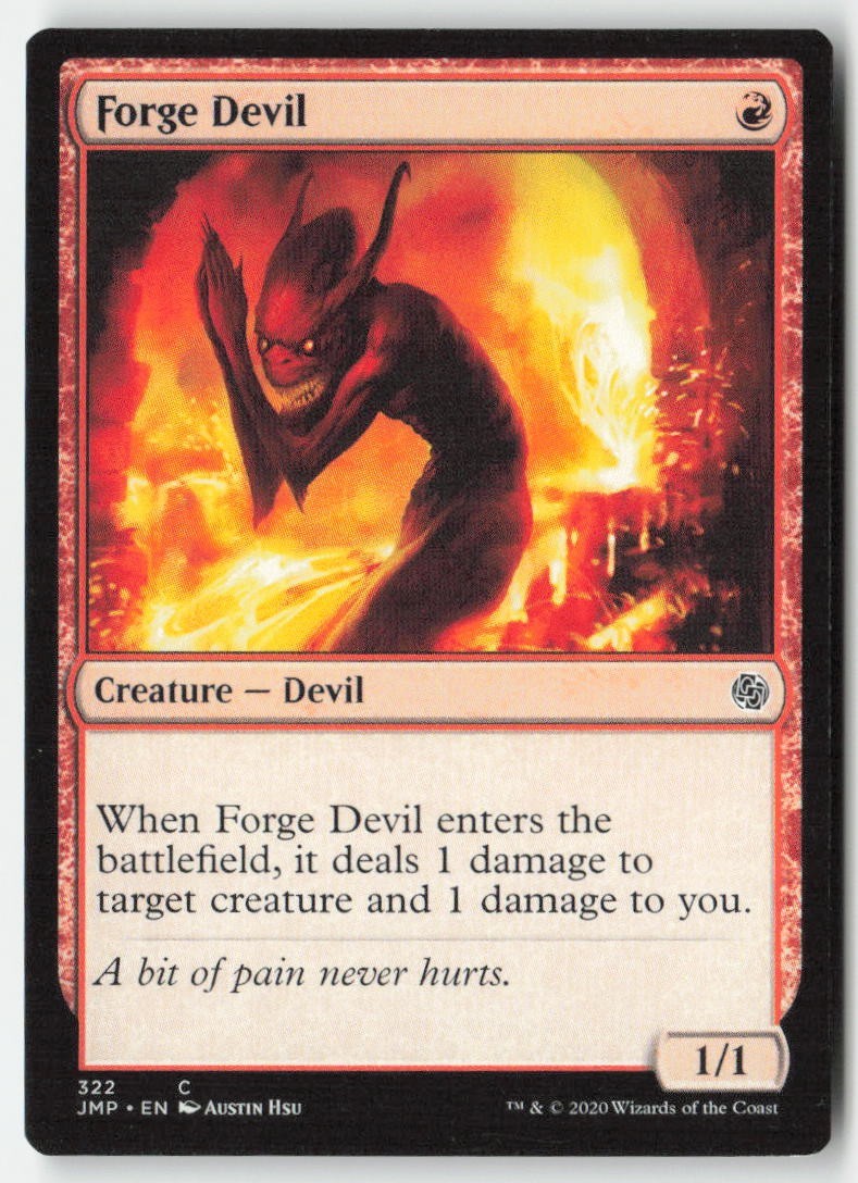 MTG - Forge Devil - JMP 322 Common Regular