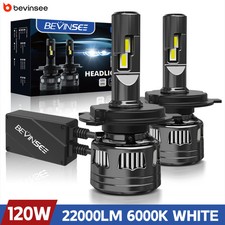 H7 H4 LED CANbus 120W 22000LM Car Headlight Bulbs H8 H9 Lights 6000K White 12V