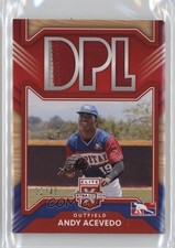 2022 Panini Elite Extra Edition DPL Material Red /49 Andy Acevedo #DM-AA 1p1a