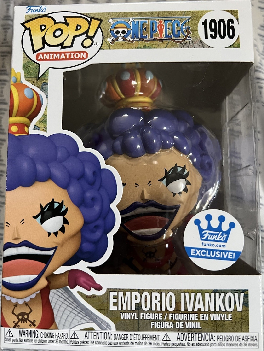 Funko Pop! Animation One Piece Emporio Ivankov Vinyl Figure #1906 Exclusive