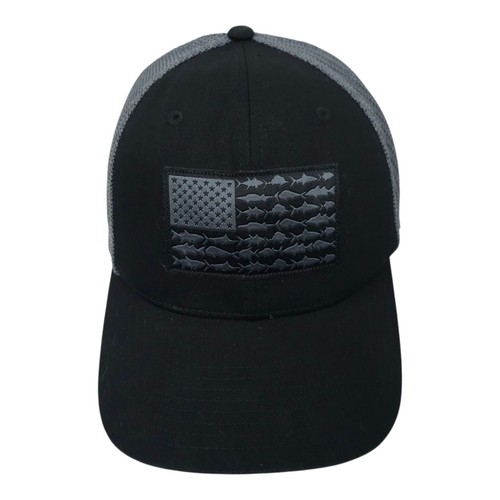 Columbia PFG Fish Flag Flexfit L/XL Cap Mesh Trucker Fishing Baseball Hat - Picture 9 of 14