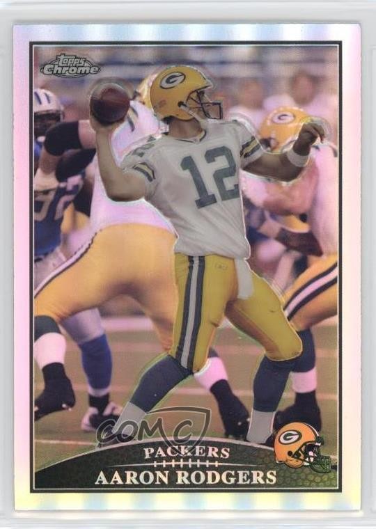 2009 Topps Chrome Refractor Aaron Rodgers #TC75 0el9