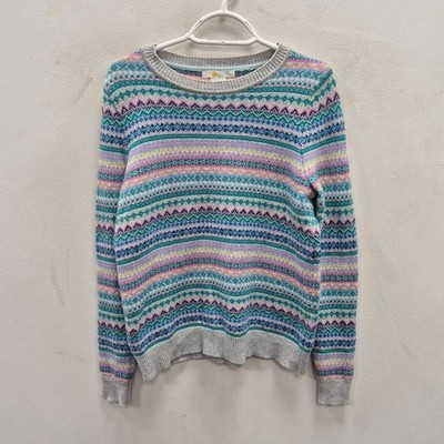 Boden Pullover Gr. M gestreift Fair Isle Strickpullover nordische Wollmischung #2