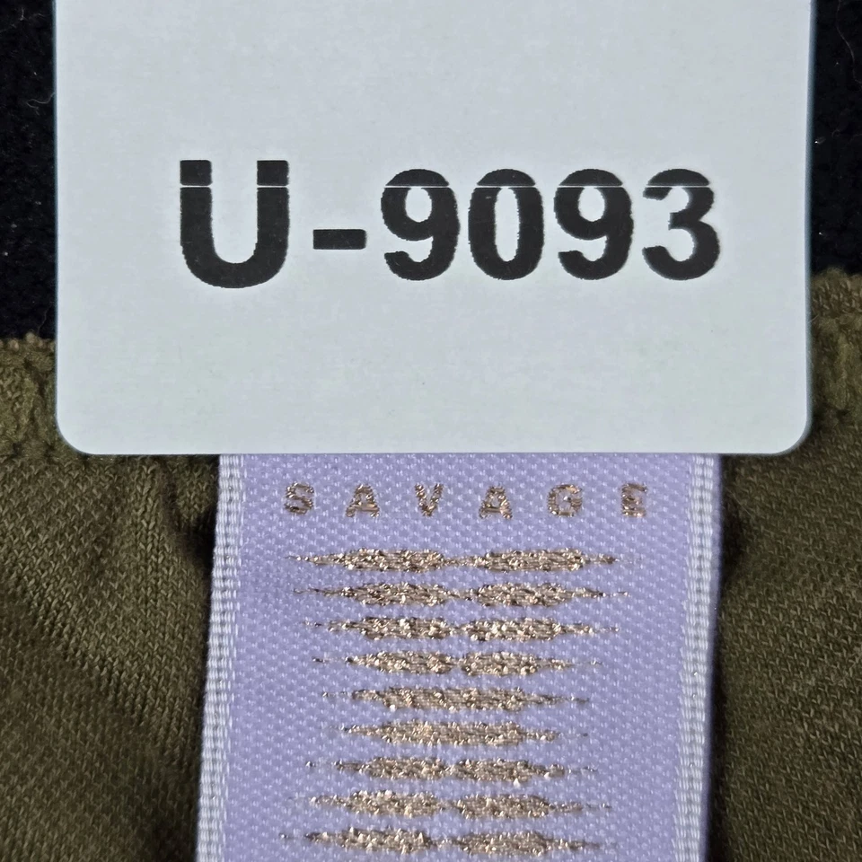 Legging Savage X Fenty Mujer 2X Verde Nylon Rayón Barra Gráfico Logo Foto 2 de 4