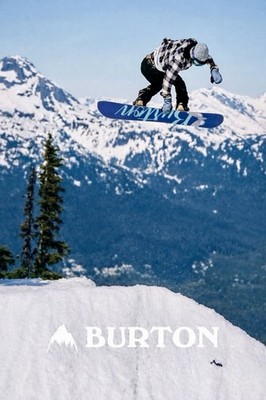 BURTON * Vintage Snowboard Ad Wall Decor, Unframed Poster / Prints