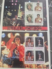 1985 Michael Jackson Stamps  Scott# 898-901 Mint NH
