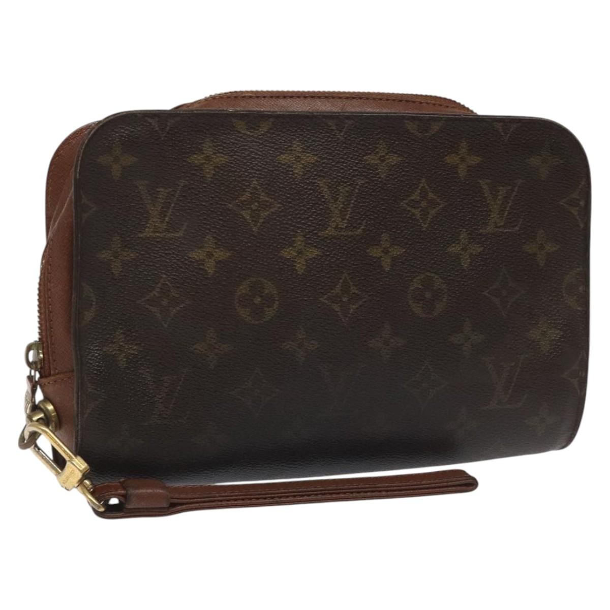 LOUIS VUITTON Monogram Orsay Clutch Bag M51790 LV Auth JB045 | eBay