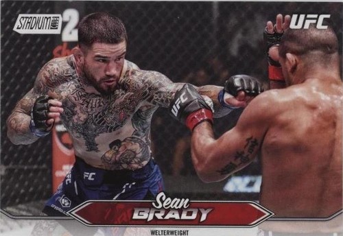 2025 Topps Stadium Club Chrome UFC #C-129 Sean Brady Green