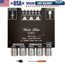 ZK-MT21 2.1Channel 50W 50W 100W Bluetooth Audio Power Amplifier Board Subwoofer