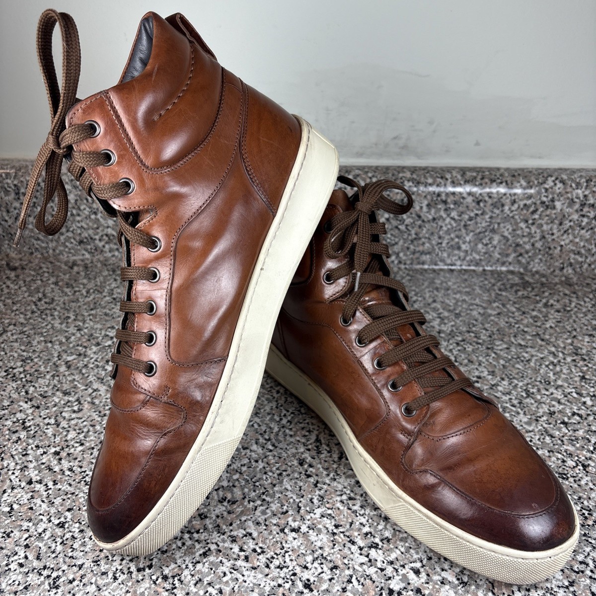 To Boot New York Adam Derrick Harmon High Top Dress Sneakers Men's 8.5 VGUC 