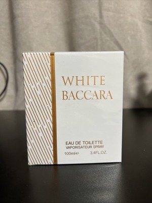 White Baccara Eau De Toilette By EBC. 3.4 Oz. New In Sealed Box