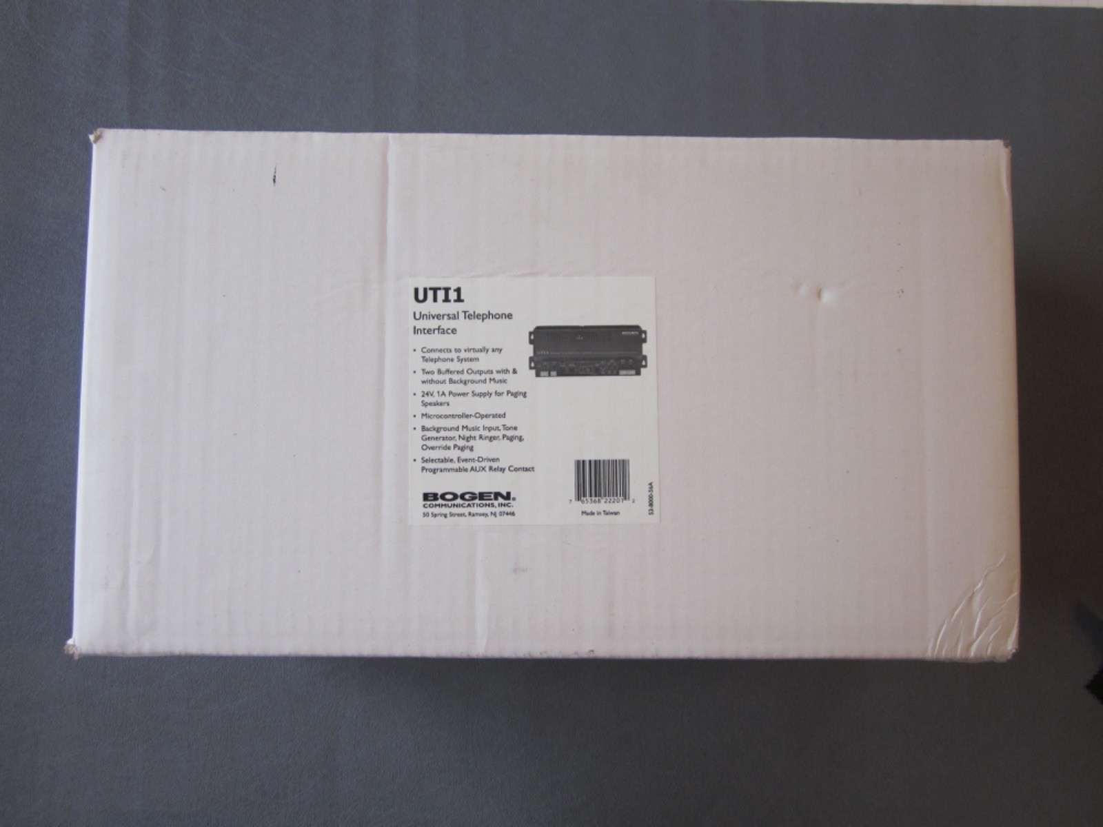 Bogen UTI1, Single Zone Universal Telephone Interface