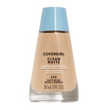 COVERGIRL Clean Matte Liquid Foundation, 525 Buff Beige