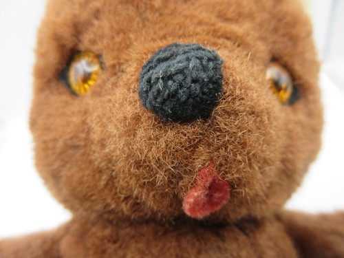 VERY RARE! 1950s 12” Teddy Bear DENISE EXCLUSIVES Plush Toy Brown OOAK Vintage - Picture 2 of 20