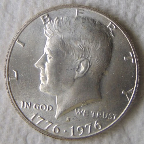 1976 S Kennedy 50C Silver Half Dollars Bicentennial, UNC BU!