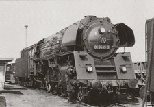 seltene s-w AK Dampflok 01 0535 der DR