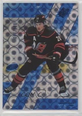 2023-24 SPx Radiance 87/100 Sebastian Aho #21 2d8