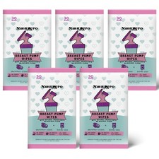 Breast Pump Wipes Quick Clean, Natural Pump Parts Cleaning On The Go, Reseala...