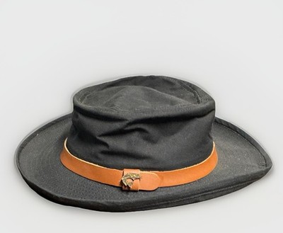 Goorin Fishing Hat  XL  Black '' Grenadier'' Sporting Goods Oil Cloth Boonie