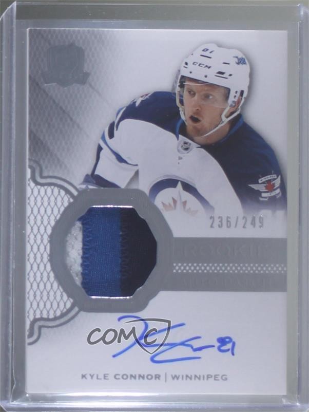 2016-17 Upper Deck The Cup 236/249 Kyle Connor #112 RPA Rookie Patch Auto RC 7b5