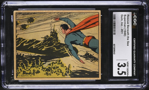 1940 Gum Inc Superman #31 Rescue Beneath The Sea — CGC 3.5