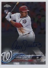 2018 Topps Chrome Rookie Auto Adrian Sanchez #RA-ASA Auto 16hd