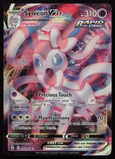 Sylveon VMAX 075/203 Holo VMAX Raro Cieli in Evoluzione Pokemon quasi nuovo