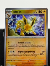 Jolteon 029/131 Holo Rare Prismatic Evolutions Pokemon Scarlet Violet NM/M