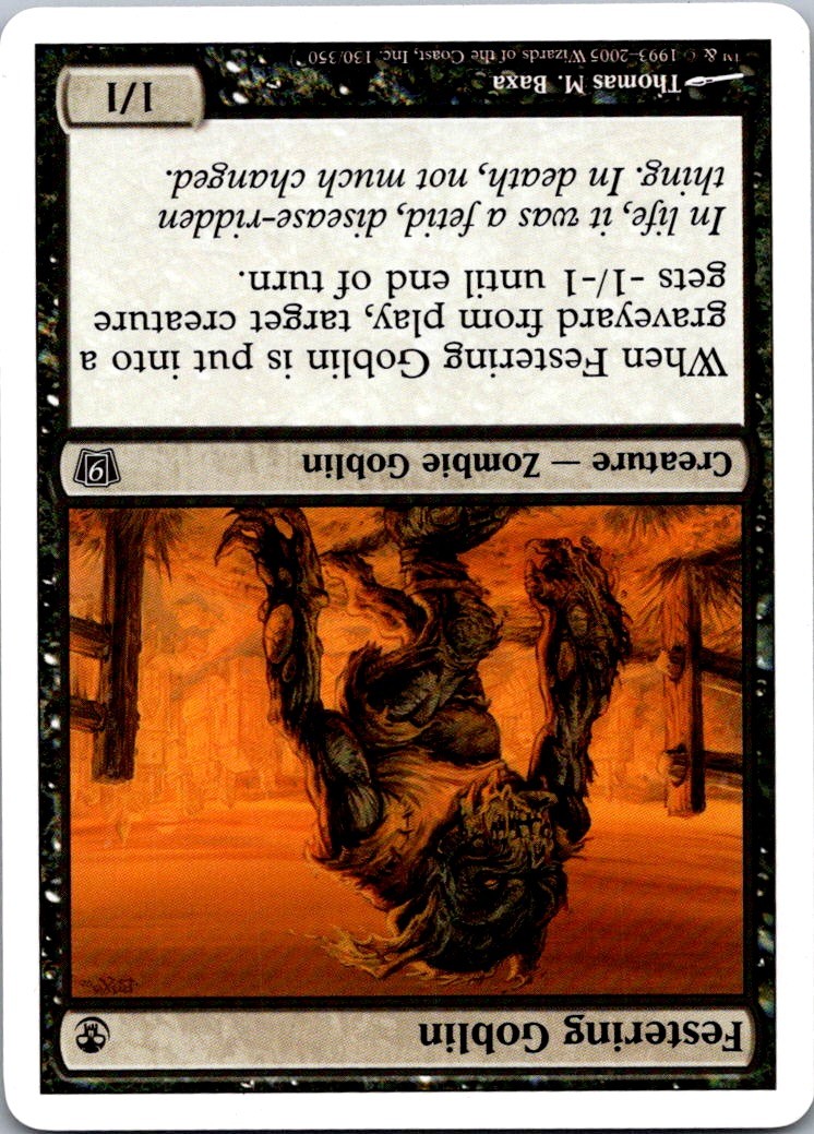 Festering Goblin (Italian) - "Goblin in Putrefazione" C PSAL #F5 NM MTG Magic