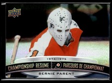 2023-24 Upper Deck Tim Hortons Legends Championship Resume Bernie Parent #CR-7