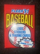 1991 Fleer Baseball MLB Sealed Pack 14 Cards