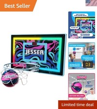 Over the Door Mini Basketball Hoop with Exclusive Balls  Indoor Game for Kids