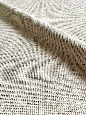 6 Meter Beige Chenille Webstoff Polsterstoff - Portofrei