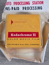 KODAK Kodachrome II Color MOVIE FILM Type DOUBLE 8mm ROLL 25 ft Exp 10/66