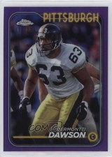2024 Topps Chrome Purple Refractor 118/275 Dermontti Dawson #170 HOF 13n9