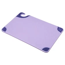SAN JAMAR  Cutting Board,12x18 in,Purple 6AZW5