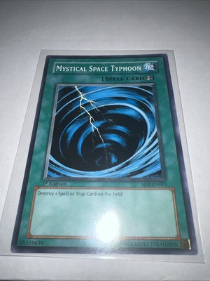 Yugioh! Card Mystical Space Typhoon SD3-EN015