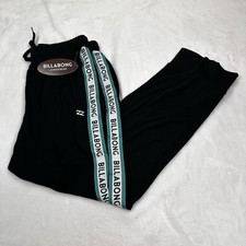 Billabong Loungewear Jogger Pants Super Soft Mens Small Black NWT MJ341BB