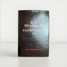 Vintage HC/DJ ~Fahrenheit 451 by Ray Bradbury~ 1967 Simon & Schuster 1st BCE
