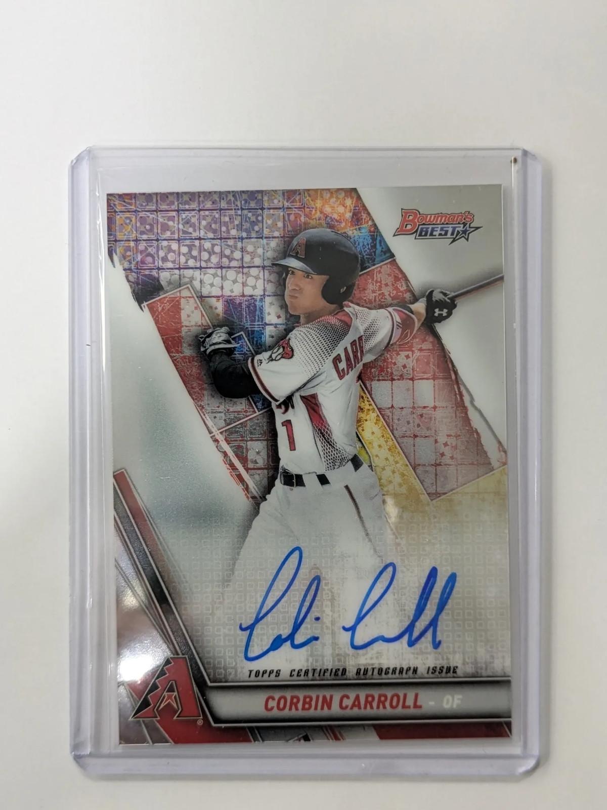2019 Topps Bowman's Best Corbin Carroll #B19-CC Best of 2019 Autographs